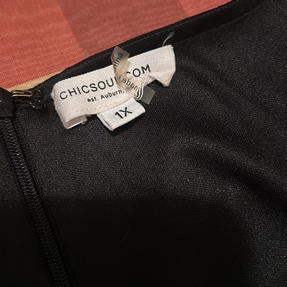 Black Dress with Sequin Sleeves - Picture 4 of 5